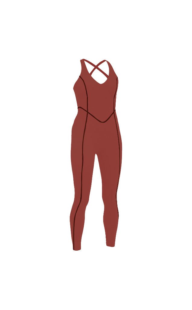 Red Jumpsuit - The Style Contour