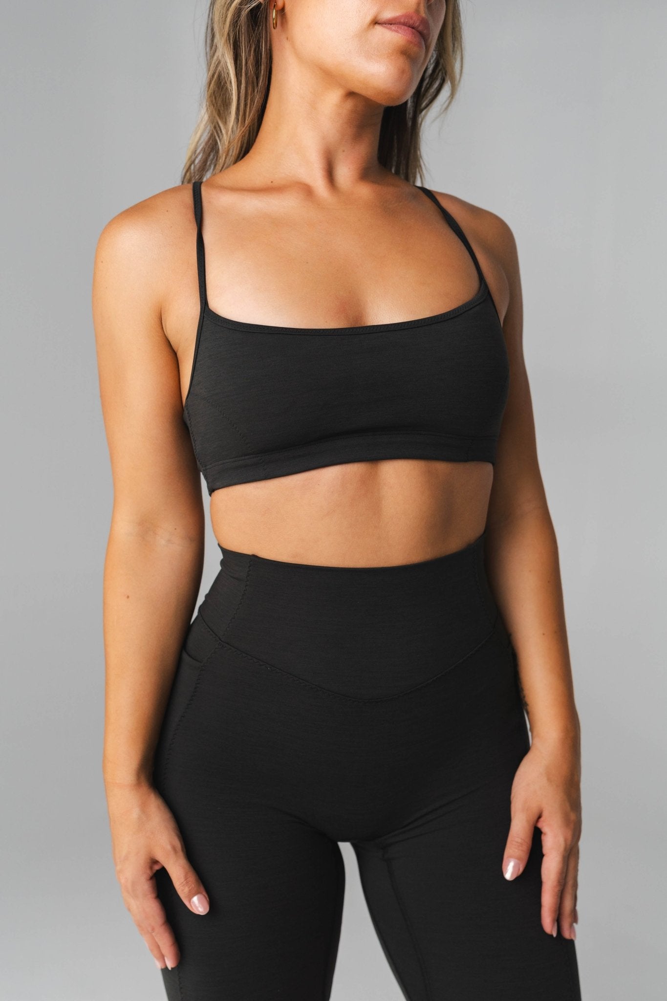 Vitality Daydream® Stitch Racer Bra - Midnight Marl