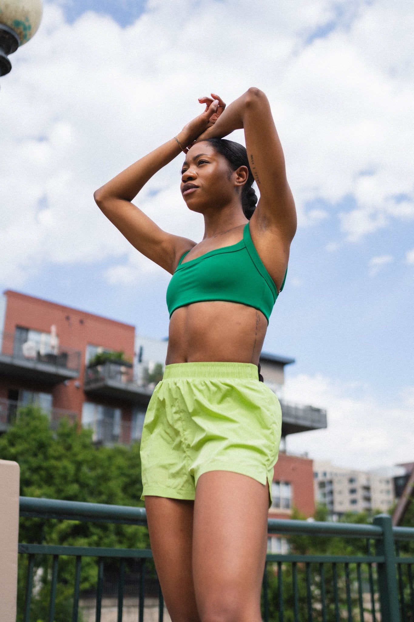 Vitality Surface Run Short - Lime