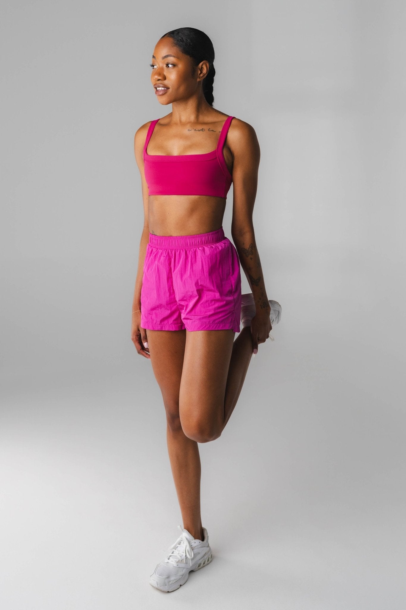 Vitality Surface Run Short - Fuchsia
