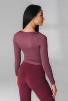 Vitality Synergy® V Long Sleeve - Mauve