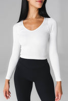 Vitality Synergy® V Long Sleeve - Snow
