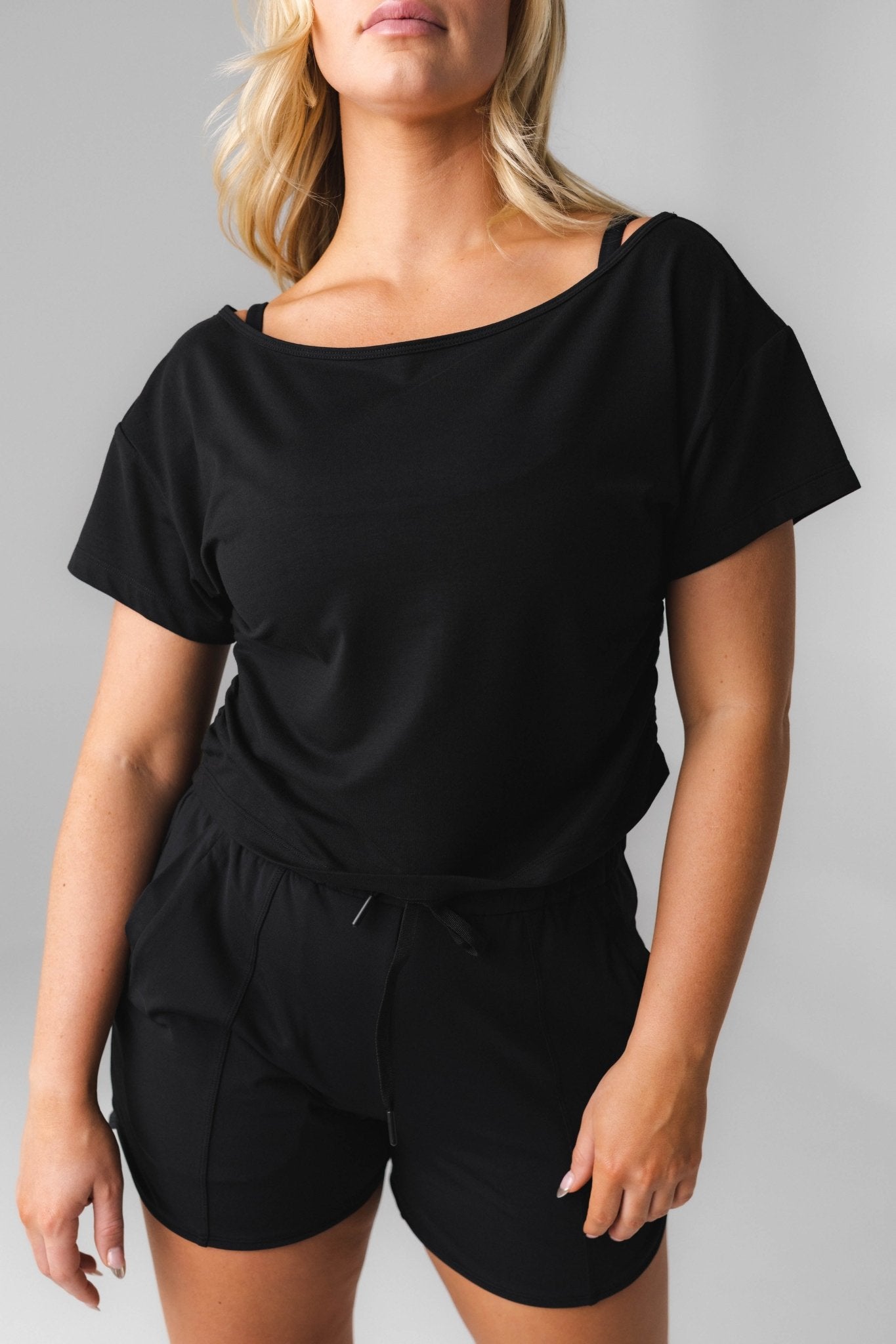 Vitality Versa® Slouch Tee - Midnight