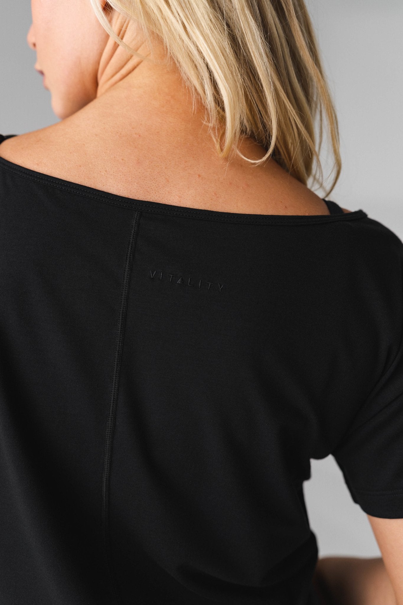 Vitality Versa® Slouch Tee - Midnight