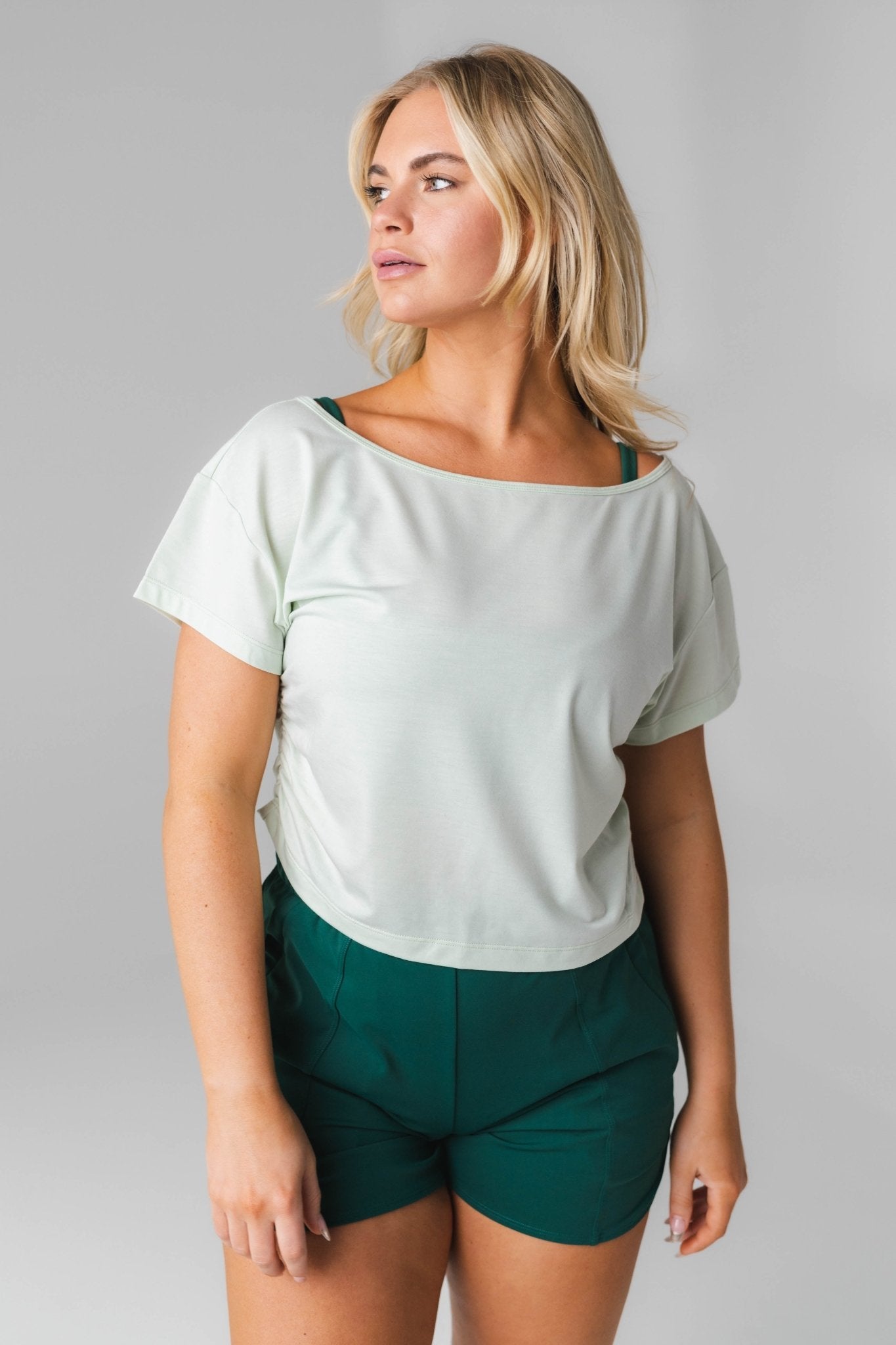 Vitality Versa® Slouch Tee - Mint