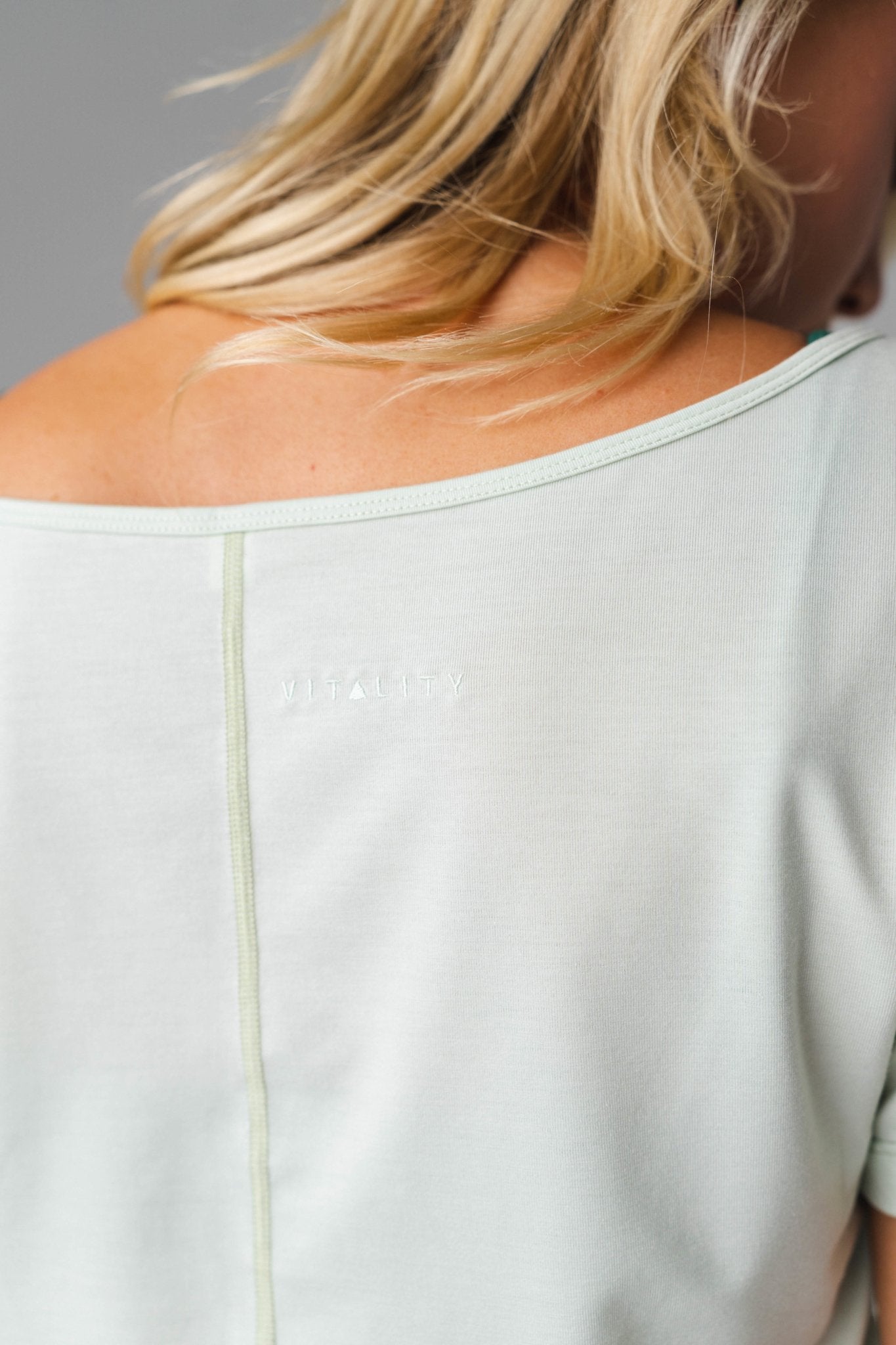 Vitality Versa® Slouch Tee - Mint