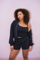 Breeze Run Short - Midnight, Women's Bottoms from Vitality Athletic and Athleisure Wear