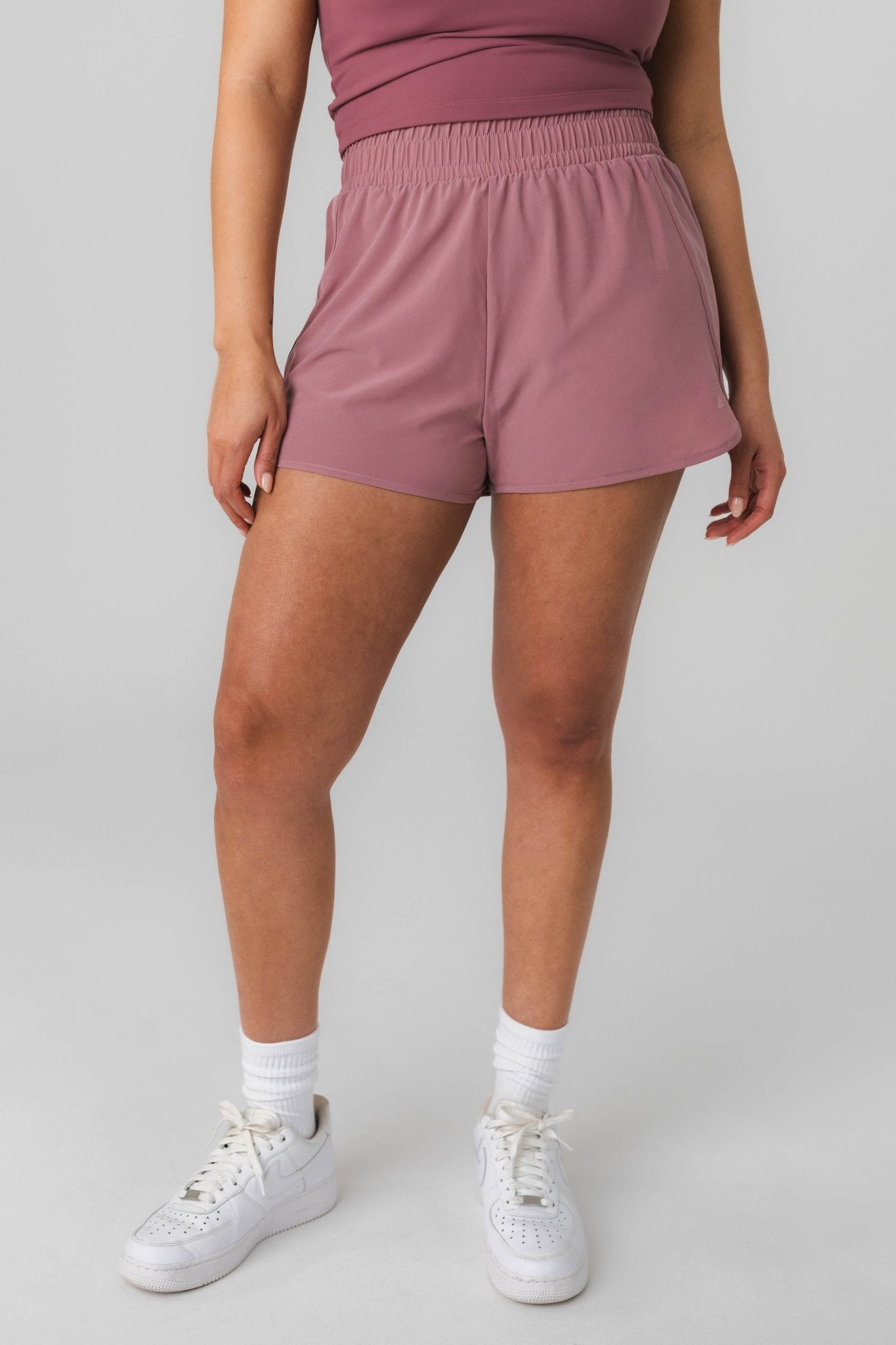 Breeze Run Short - Rose, Women's Bottoms from Vitality Athletic and Athleisure Wear