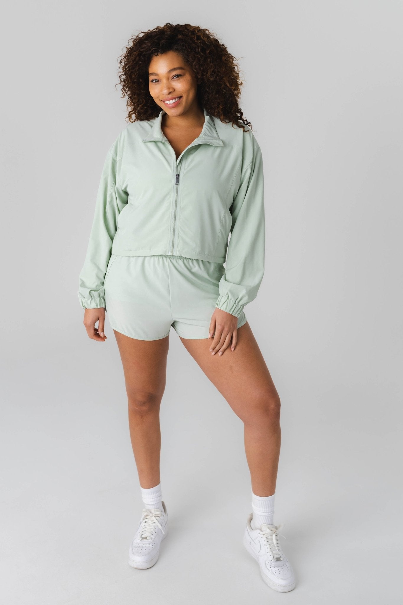 Breeze Windbreaker - Mint, Women's Hoodies/Jackets from Vitality Athletic and Athleisure Wear