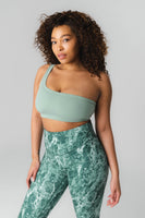 Cloud II Asym Bra - Eucalyptus, Women's Bra from Vitality Athletic and Athleisure Wear