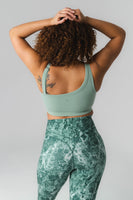 Cloud II Asym Bra - Eucalyptus, Women's Bra from Vitality Athletic and Athleisure Wear