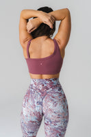 Cloud II Asym Bra - Mauve, Women's Bra from Vitality Athletic and Athleisure Wear