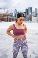 Cloud II Asym Bra - Mauve, Women's Bra from Vitality Athletic and Athleisure Wear