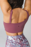 Cloud II Asym Bra - Mauve, Women's Bra from Vitality Athletic and Athleisure Wear
