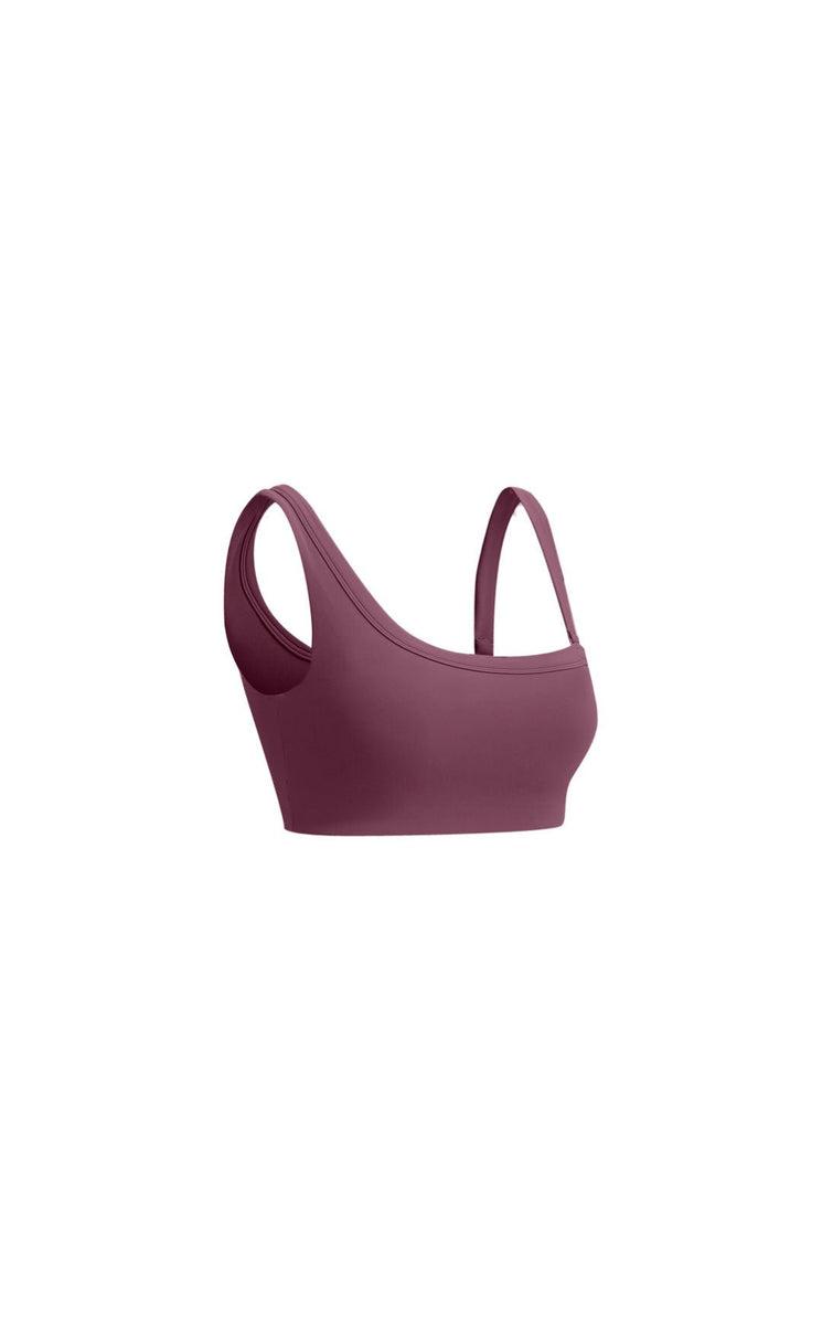 Cloud II Asym Bra - Women's Pink Assymetrical Sports Bra – Vitality  Athletic Apparel