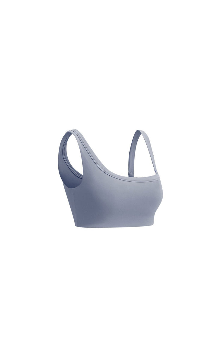 Cloud II Asym Bra - Women's Blue Sports Bra – Vitality Athletic Apparel