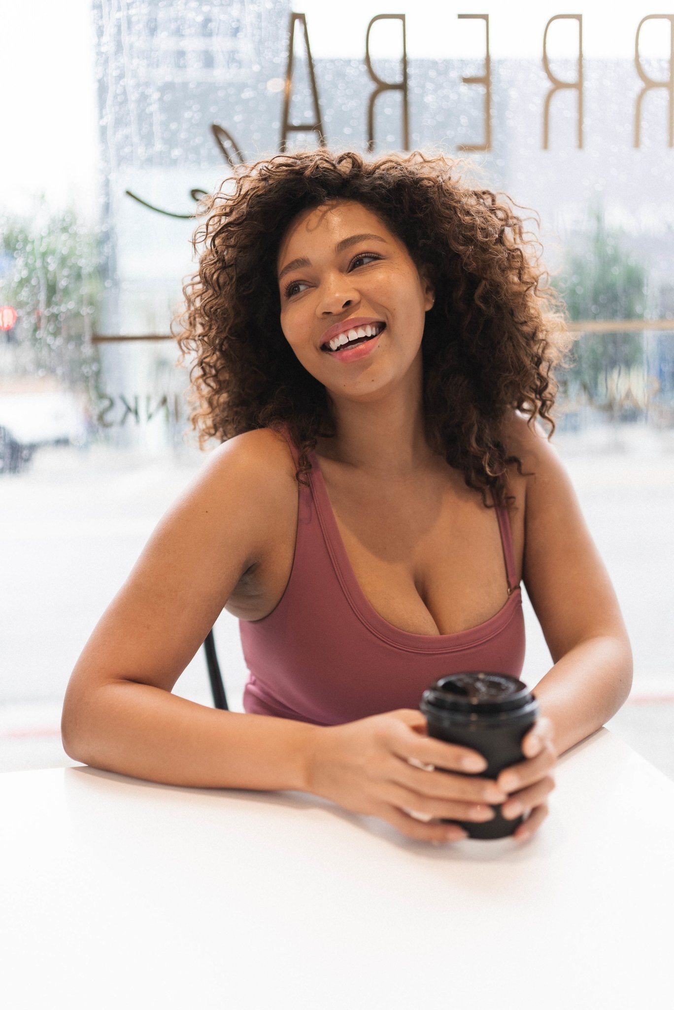 Cloud II Asym Tank - Mauve, Women's Tops from Vitality Athletic and Athleisure Wear