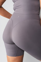 Cloud II Biker Short - Concrete, Women's Bottoms from Vitality Athletic and Athleisure Wear