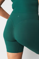 Cloud II Biker Short - Evergreen, Women's Bottoms from Vitality Athletic and Athleisure Wear