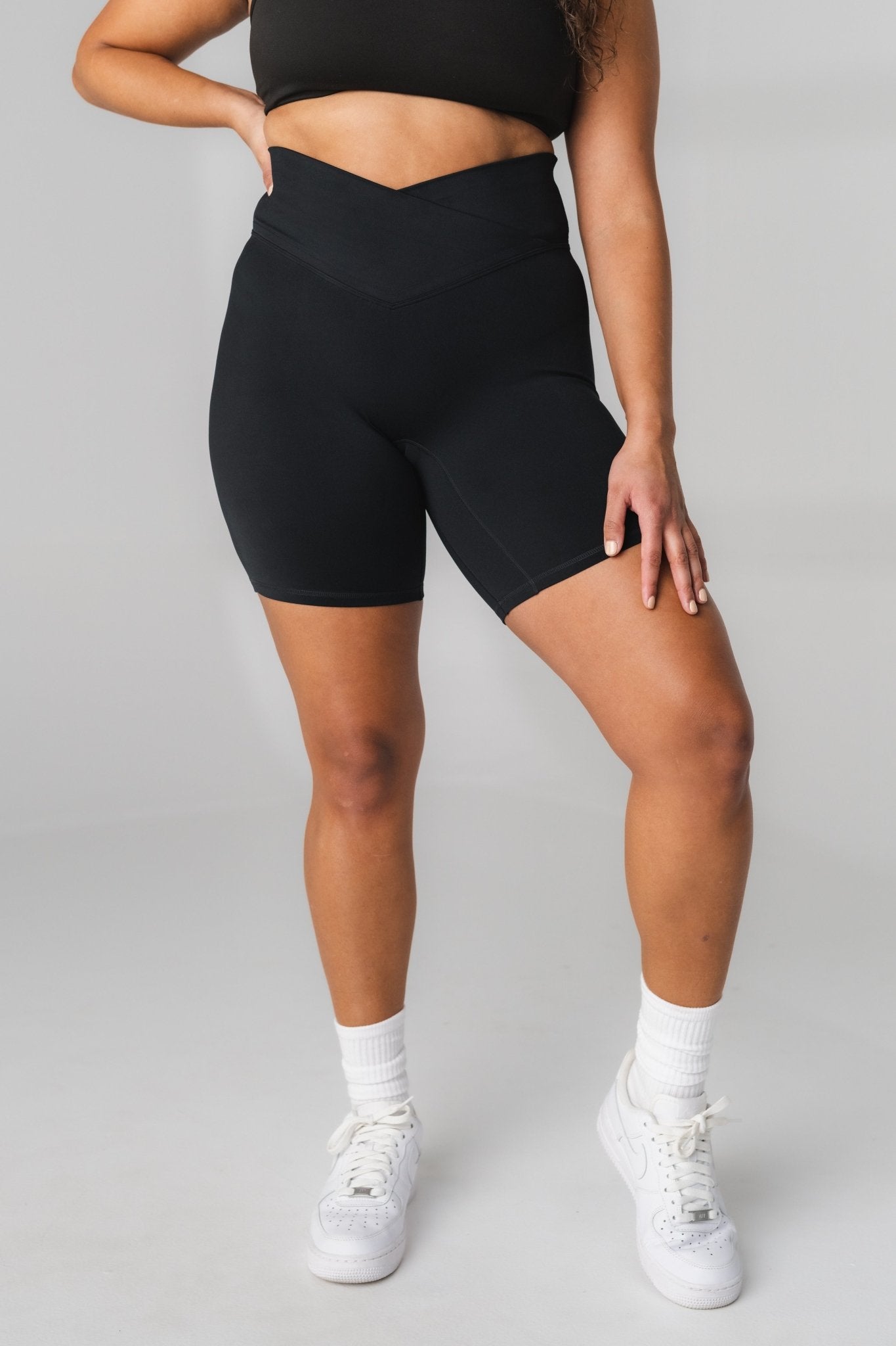 Daydream V Biker Short - Midnight, Women's Bottoms from Vitality Athletic and Athleisure Wear