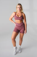 Daydream V Volley Short - Blackberry Rose, Women's Bottoms from Vitality Athletic and Athleisure Wear