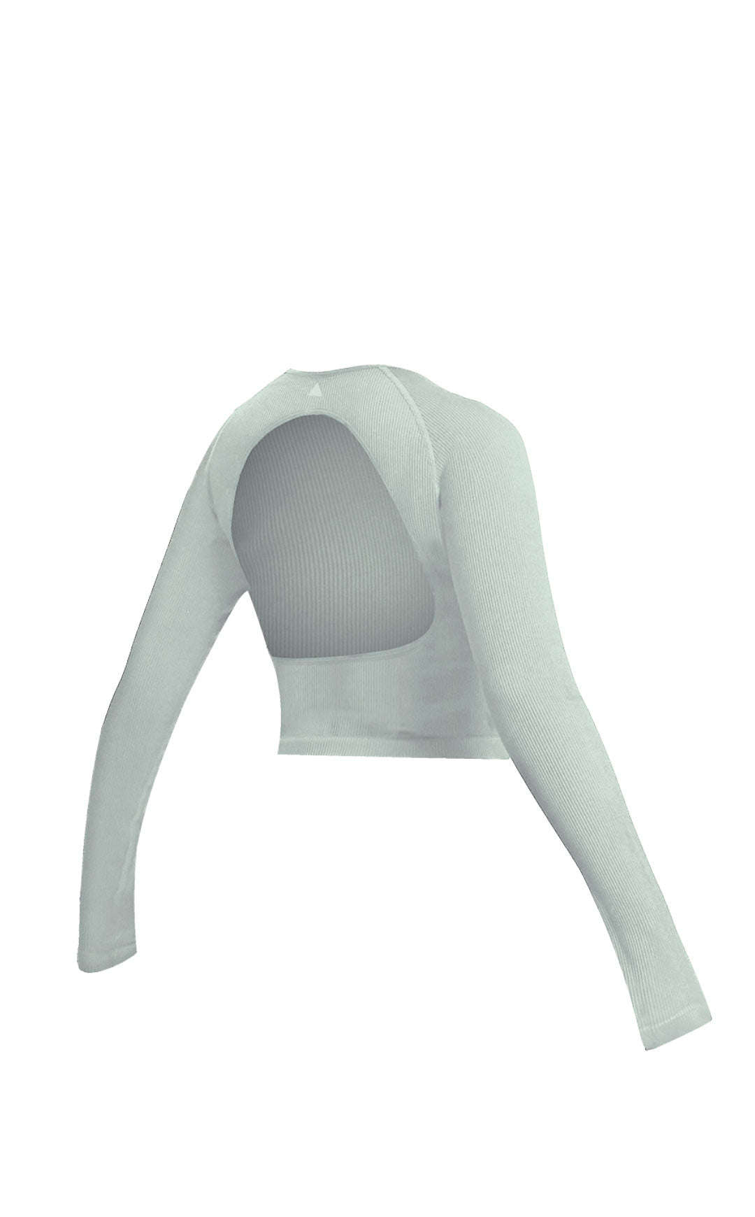 Synergy Open Back Long Sleeve - Mint, Women's Tops from Vitality Athletic and Athleisure Wear