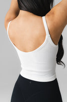 Synergy V Tank - Snow, Women's Tops from Vitality Athletic and Athleisure Wear