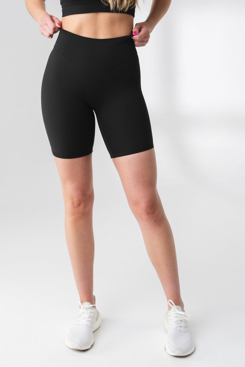 The Cloud Biker Short - Women's Black Bike Shorts – Vitality
