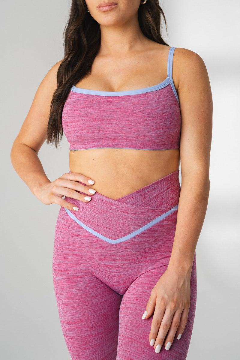 Essentials Sports Bra - Hot Pink – Amari Wear