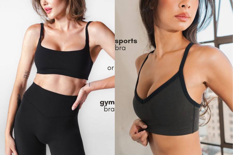 differences between sports bras and gym bras