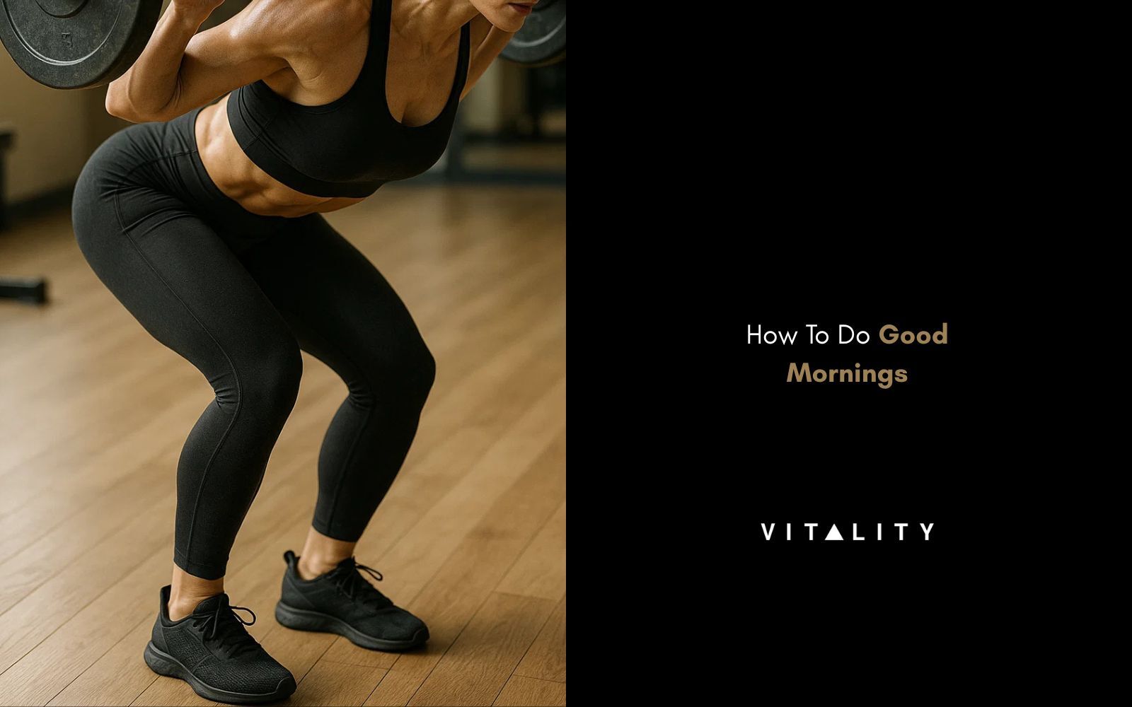 How To Do Good Mornings – Vitality Athletic Apparel