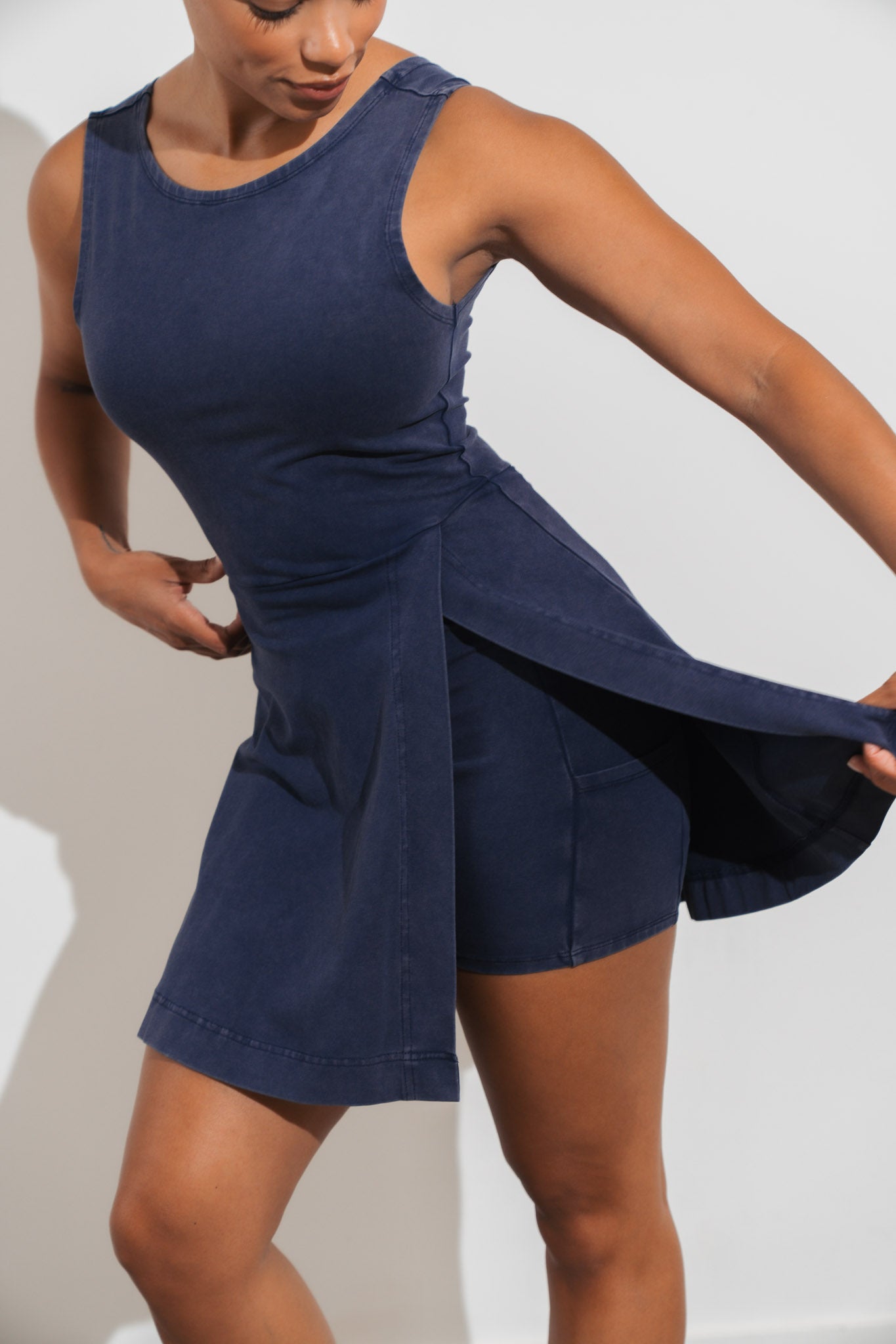 Vitality Essence Wrap Dress - Oxford