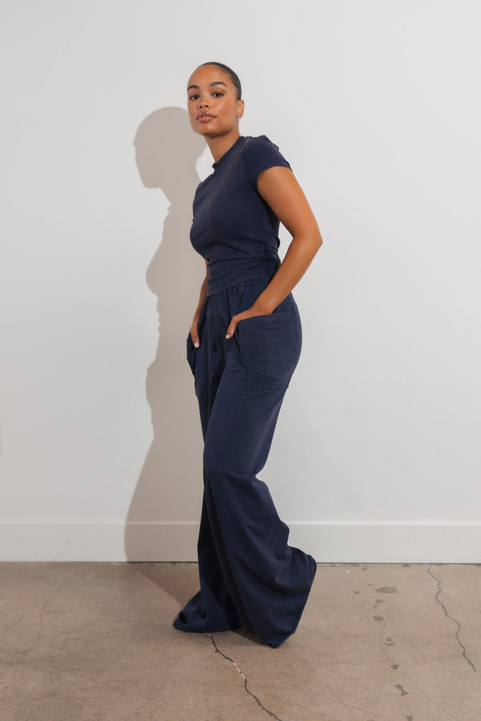 Vitality Essence Palazzo Pant - Oxford