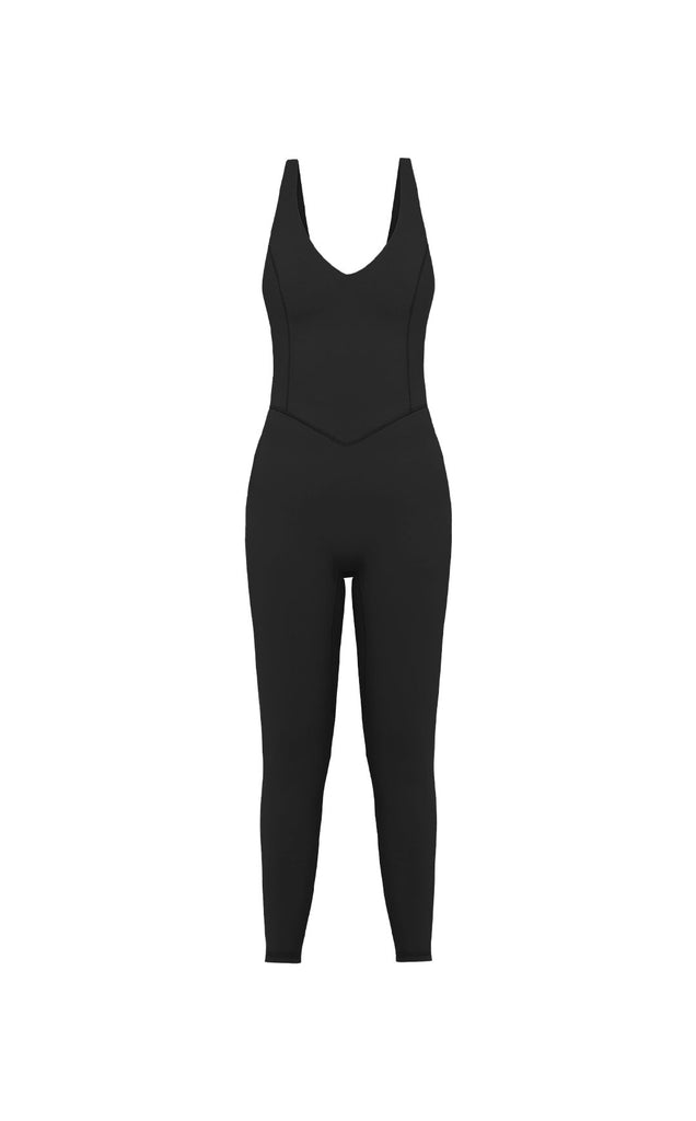 Cloud II Jumpsuit - Women's Black Sporty Jumpsuit – Vitality Athletic  Apparel