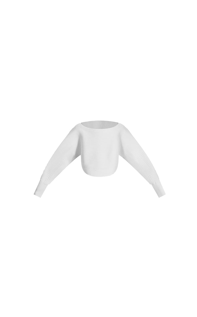 Vitality Ember Crop Sweater - Oat