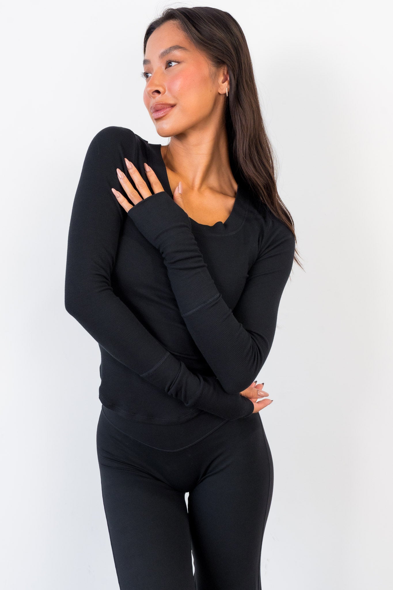 トップス eaphi MULTI SHOULDER PARTS RIB TOPS トップス eaphi MULTI SHOULDER PARTS RIB TOPS トップス Eaphi MULTI