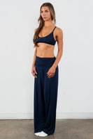 Vitality Float Rib Foldover Pant - Oxford