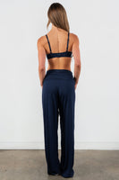 Vitality Float Rib Foldover Pant - Oxford