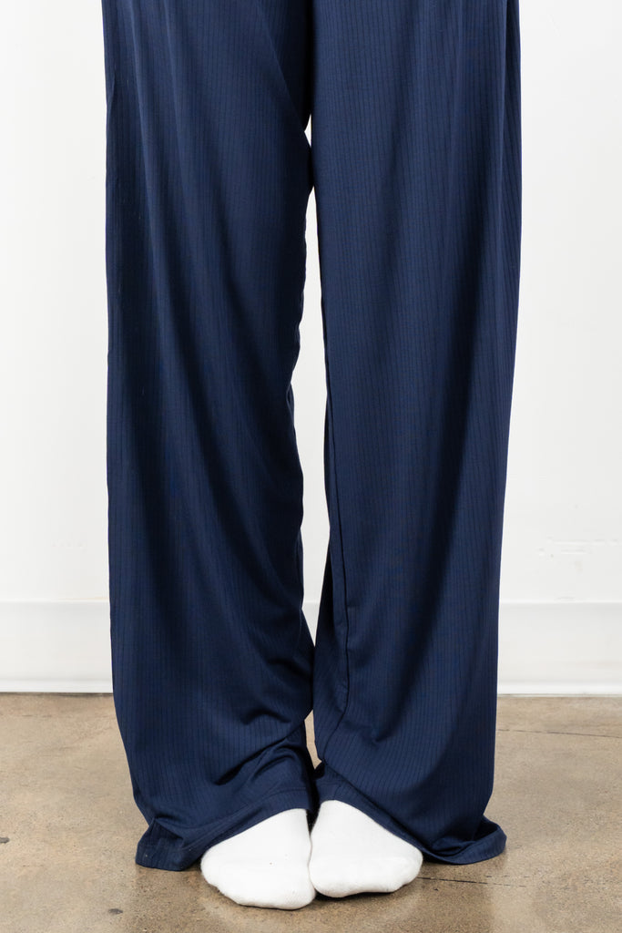 Vitality Float Rib Foldover Pant - Oxford