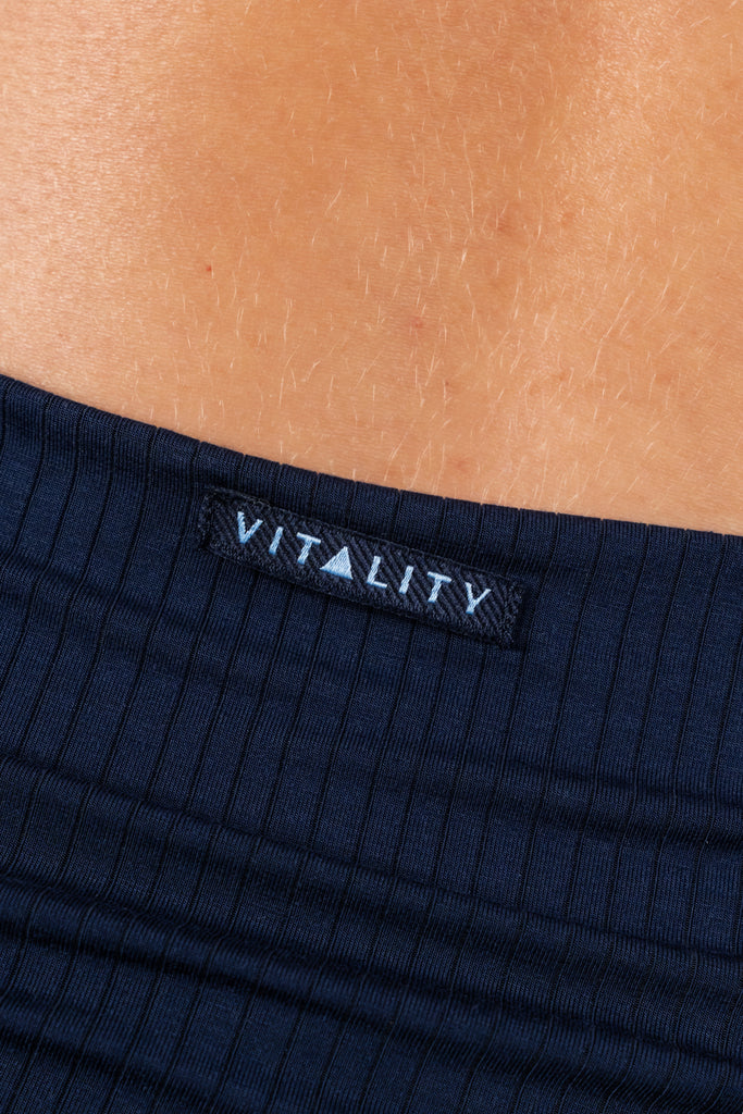 Vitality Float Rib Foldover Pant - Oxford