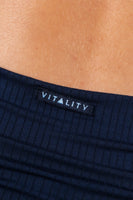 Vitality Float Rib Foldover Pant - Oxford