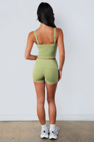 Cloud II™ Foldover Mini Short - Palm Leaf Washed