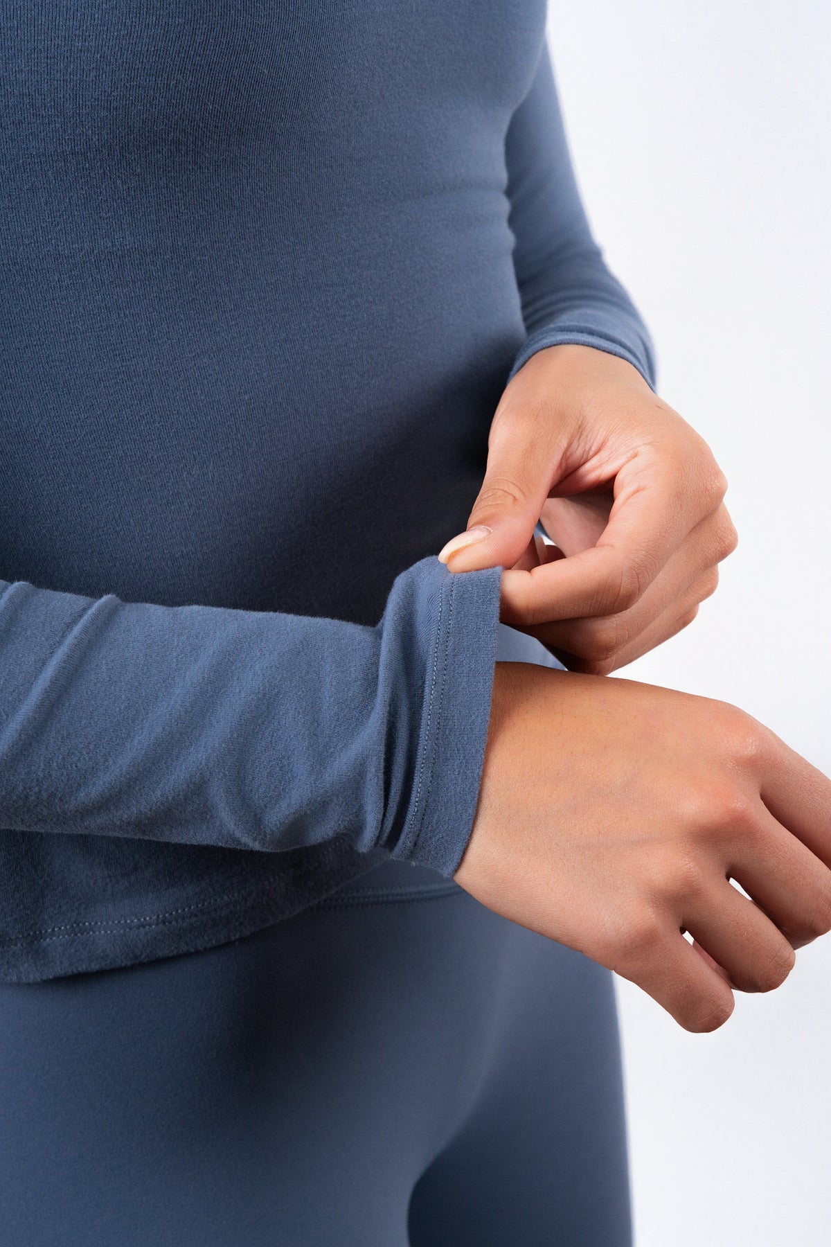 Vitality Basis® Crew Long Sleeve - Overcast