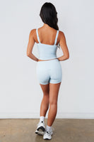 Cloud II™ Foldover Mini Short - Clear Sky Washed
