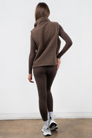Vitality Polar Fleece Vest - Milk Chocolate