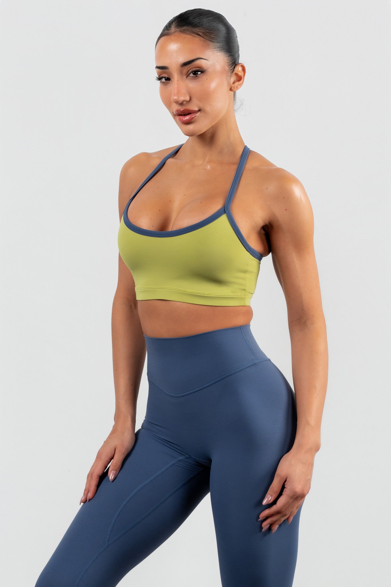 Cloud II™ Bar Bra - Cactus Contrast