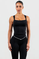 Cloud II™ Together Tank - Midnight Polka Dot
