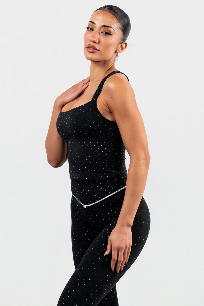Cloud II™ Together Tank - Midnight Polka Dot