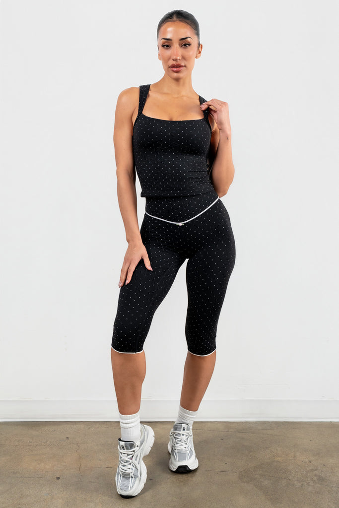 Cloud II™ QT Capri - Midnight Polka Dot