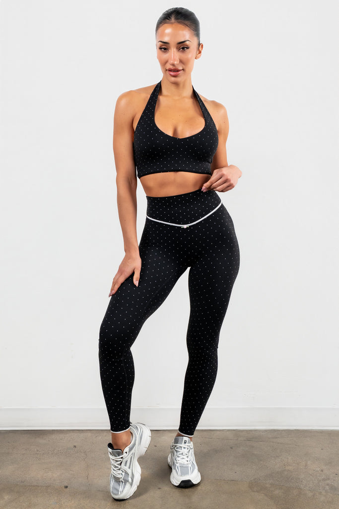 Cloud II™ QT Pant - Midnight Polka Dot